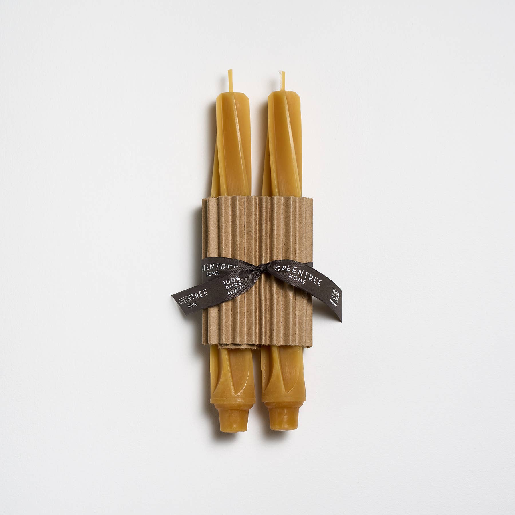 9" Twist Taper Handmade Beeswax Candles