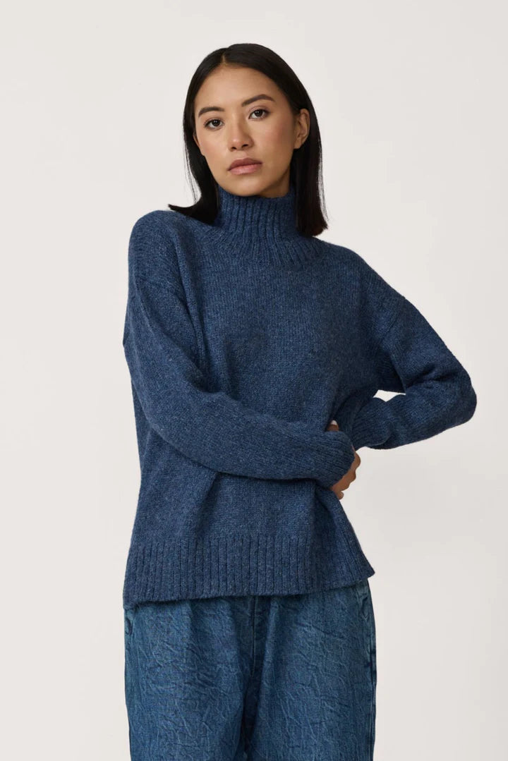 The Aegean Alpaca Mock Turtleneck