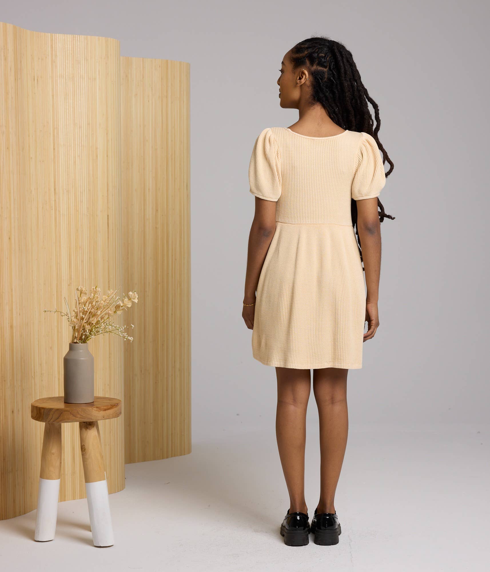 Ethel Waffle Knit Dress