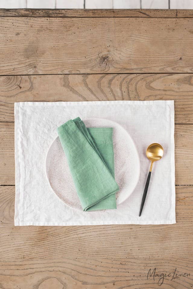 Set of 2 linen napkins in various colors | Table decor
