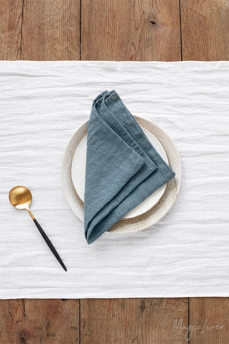 Set of 2 linen napkins in various colors | Table decor