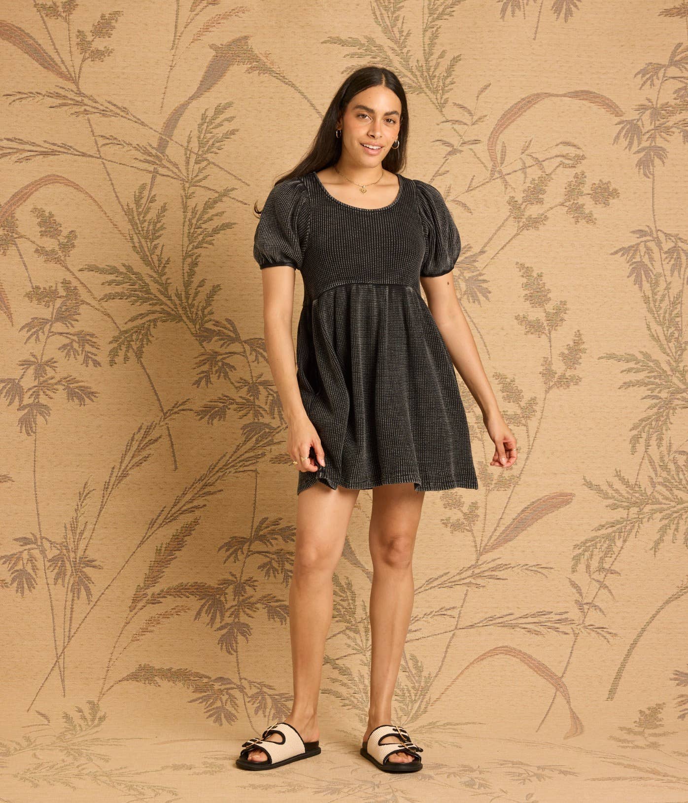 Ethel Waffle Knit Dress