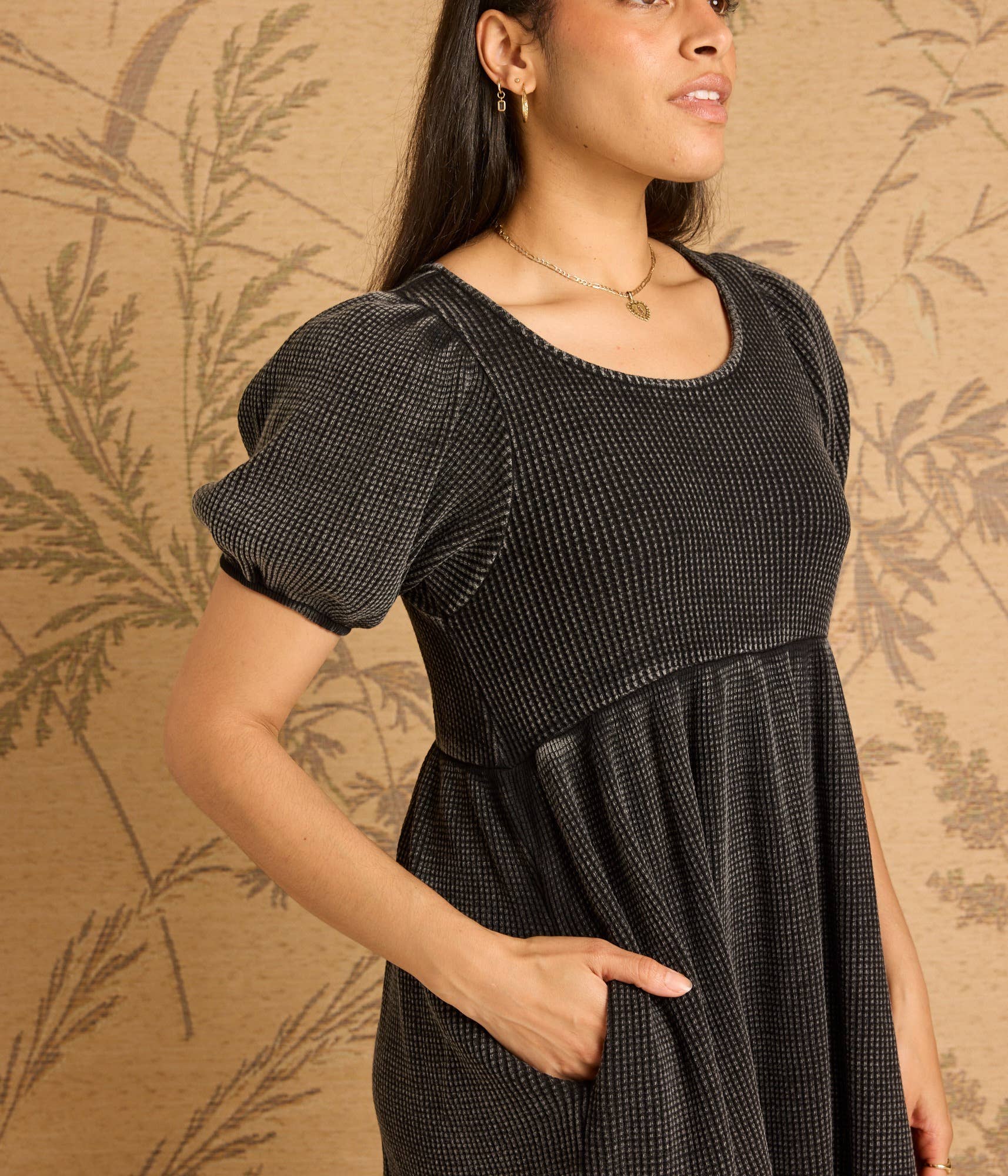 Ethel Waffle Knit Dress