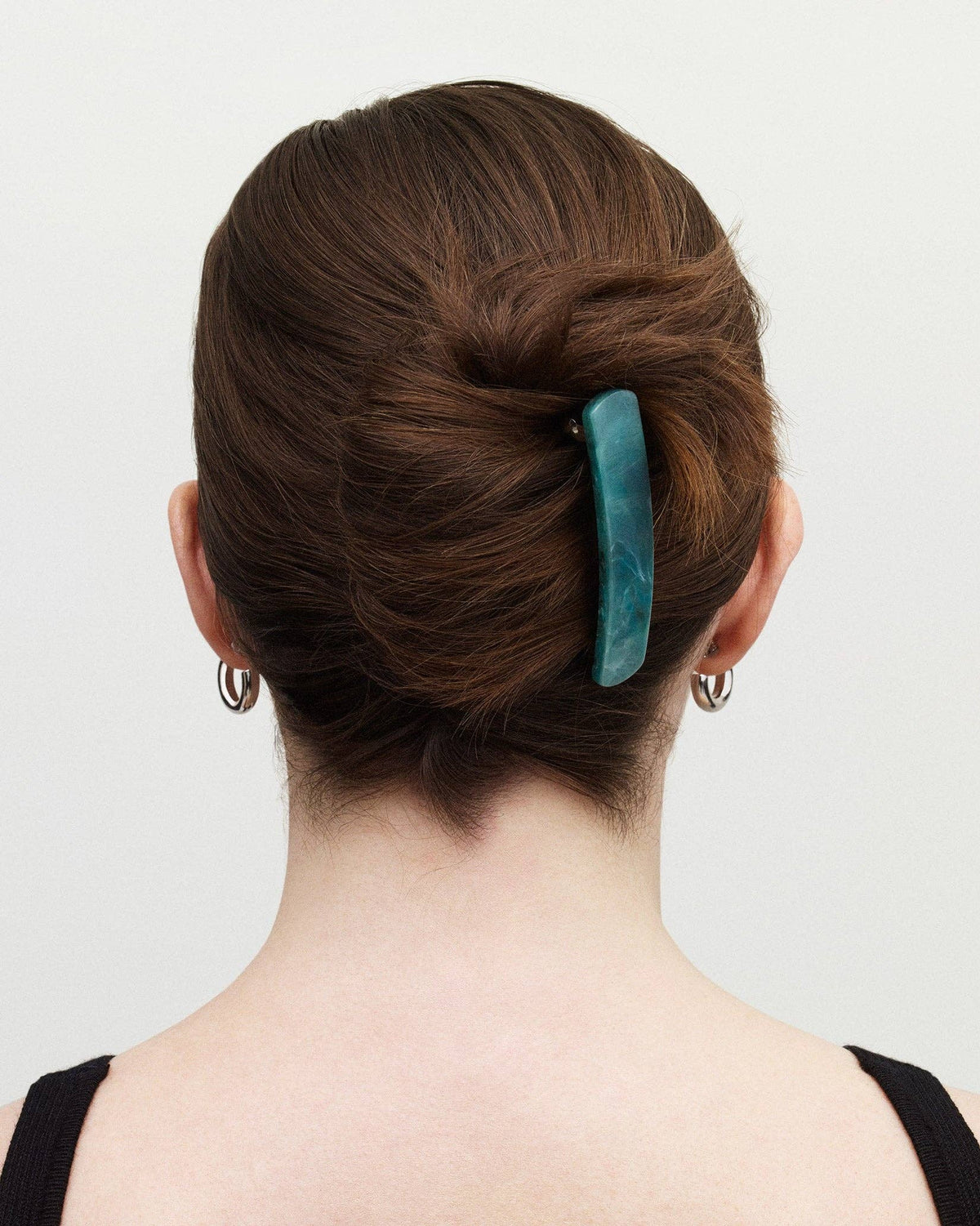 No. 3 Heirloom Barrette in bronze by MACHETE, featuring a vintage-inspired, ornate metal hair clip with intricate design details.
