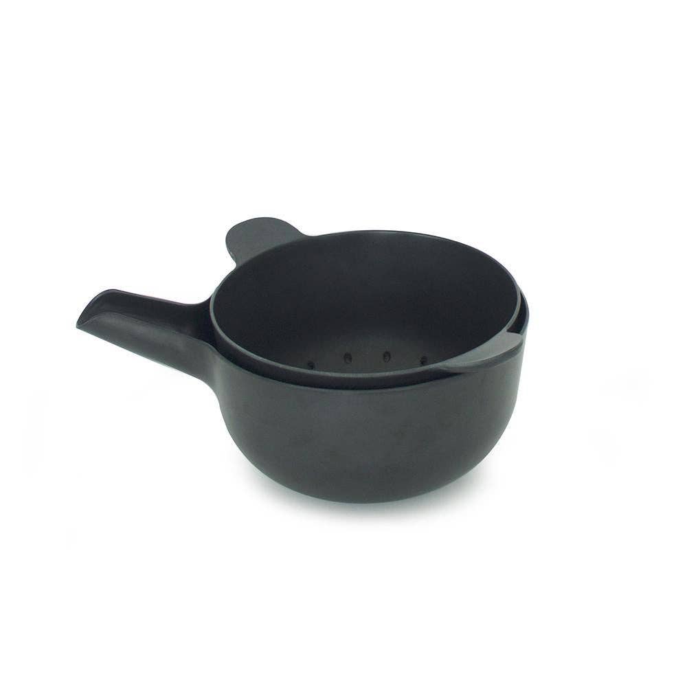 Pronto Small Mixing Bowl & Colander Set - Black