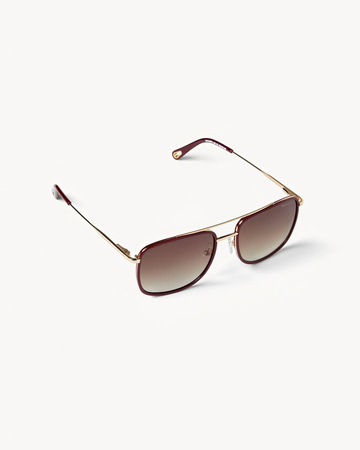 MACHETE Amelia sunglasses in oxblood with tinted lenses and stylish frame, reflecting a modern, fashionable eyewear design.