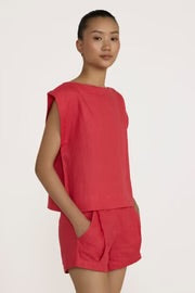 Pleated Tailored Shorts