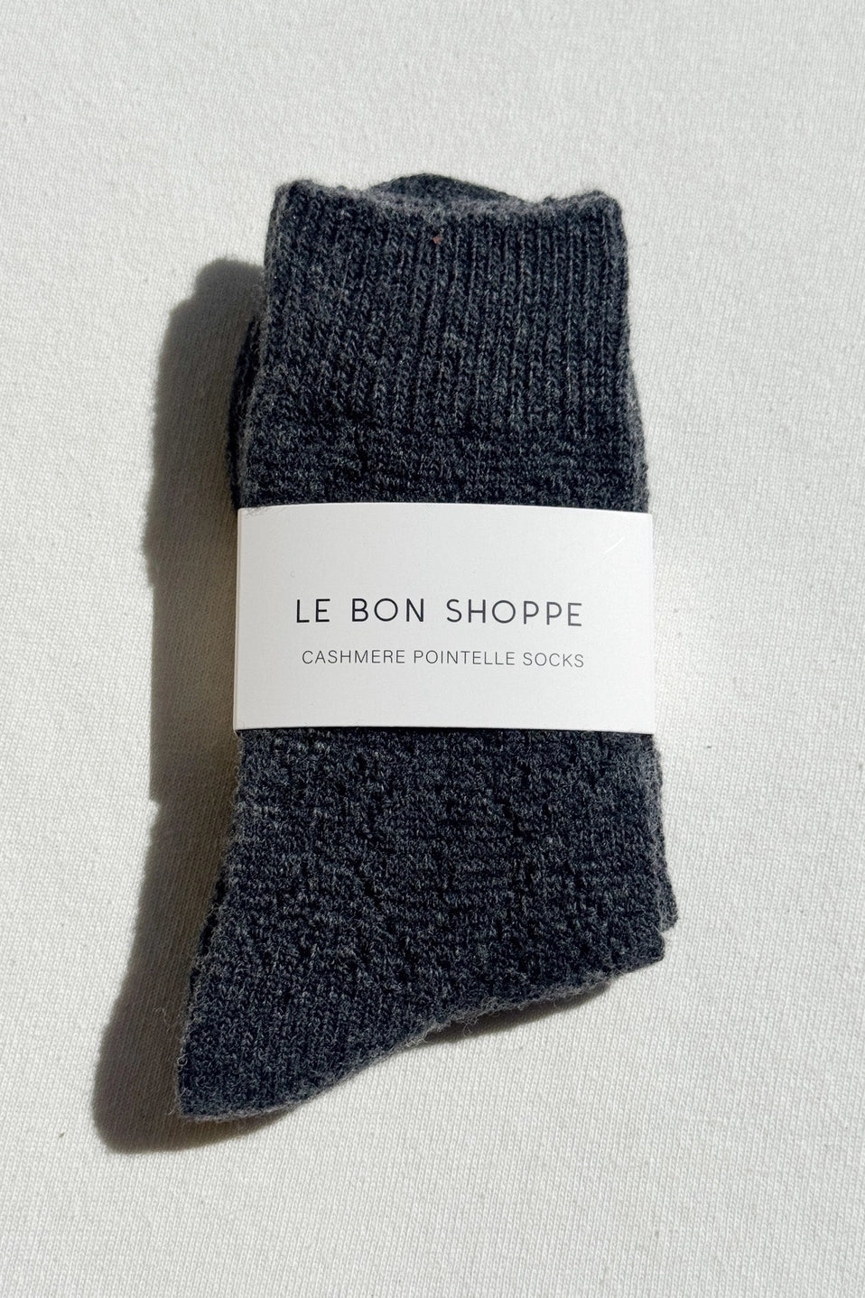 Le Bon Cashmere Pointelle Socks