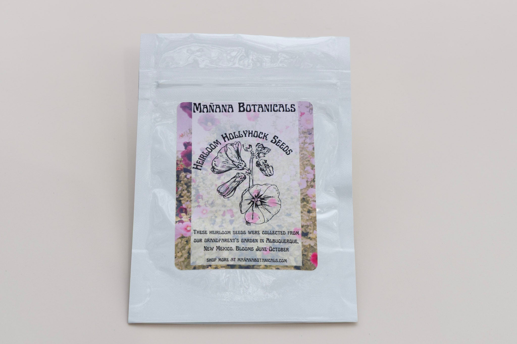 Manaña Botanicals Hollyhock seeds