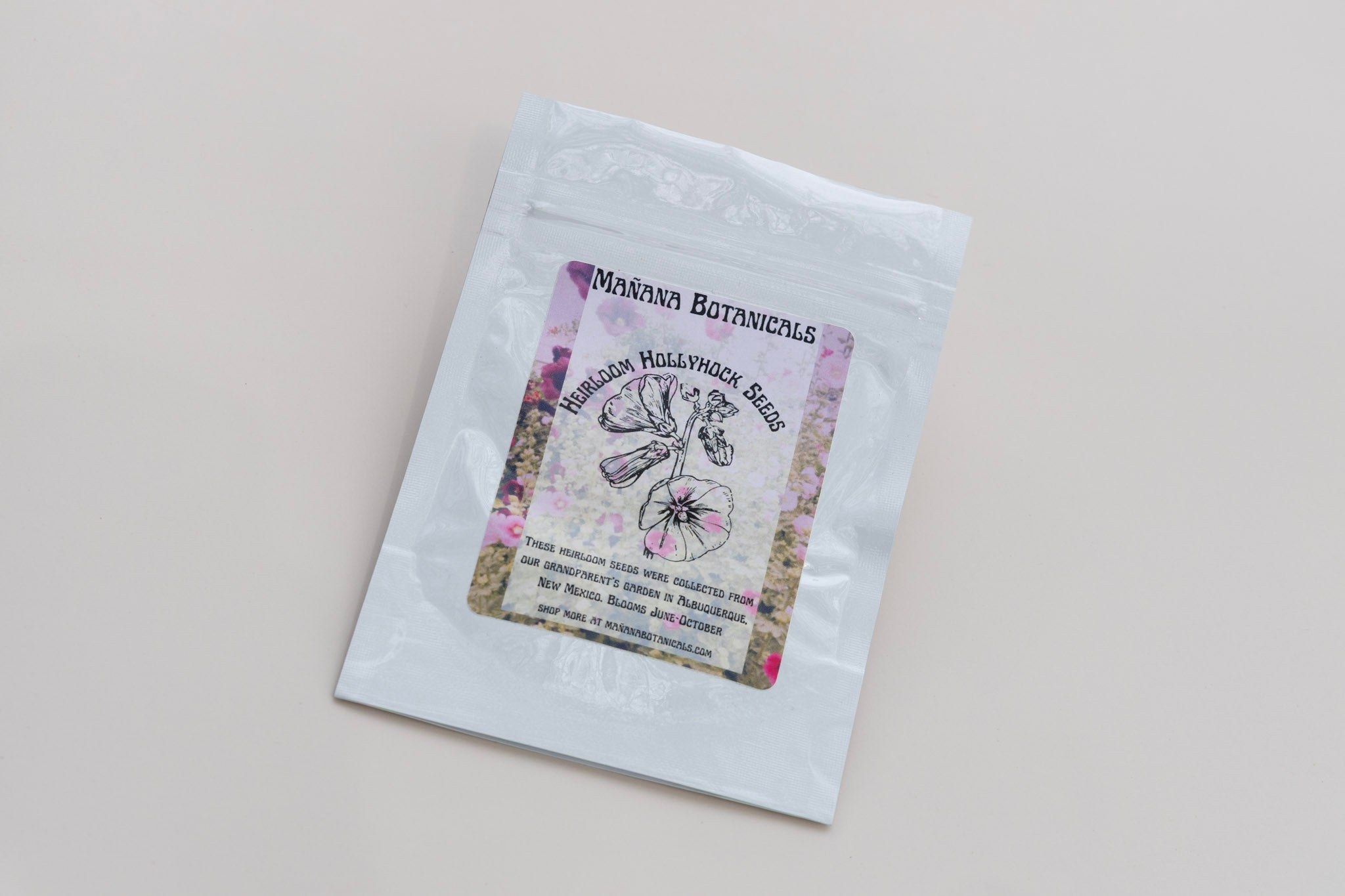 Manaña Botanicals Hollyhock seeds