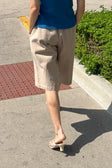 Liam Bermuda Shorts - Taupe