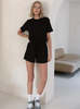 Drawstring Shorts (Black)