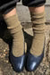 Snow Wool-Blend Socks | Cedar