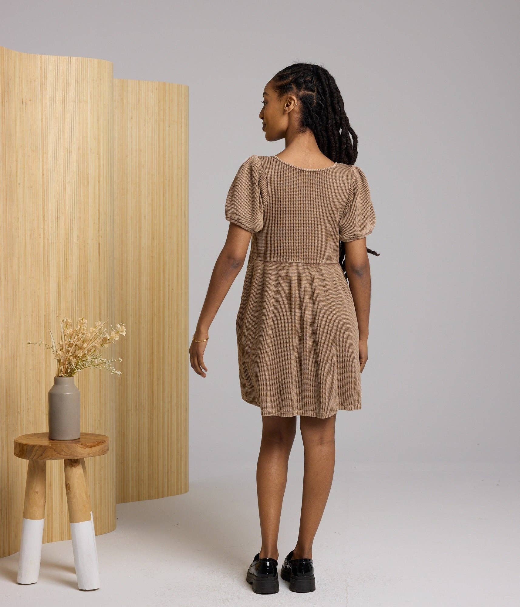 Ethel Waffle Knit Dress