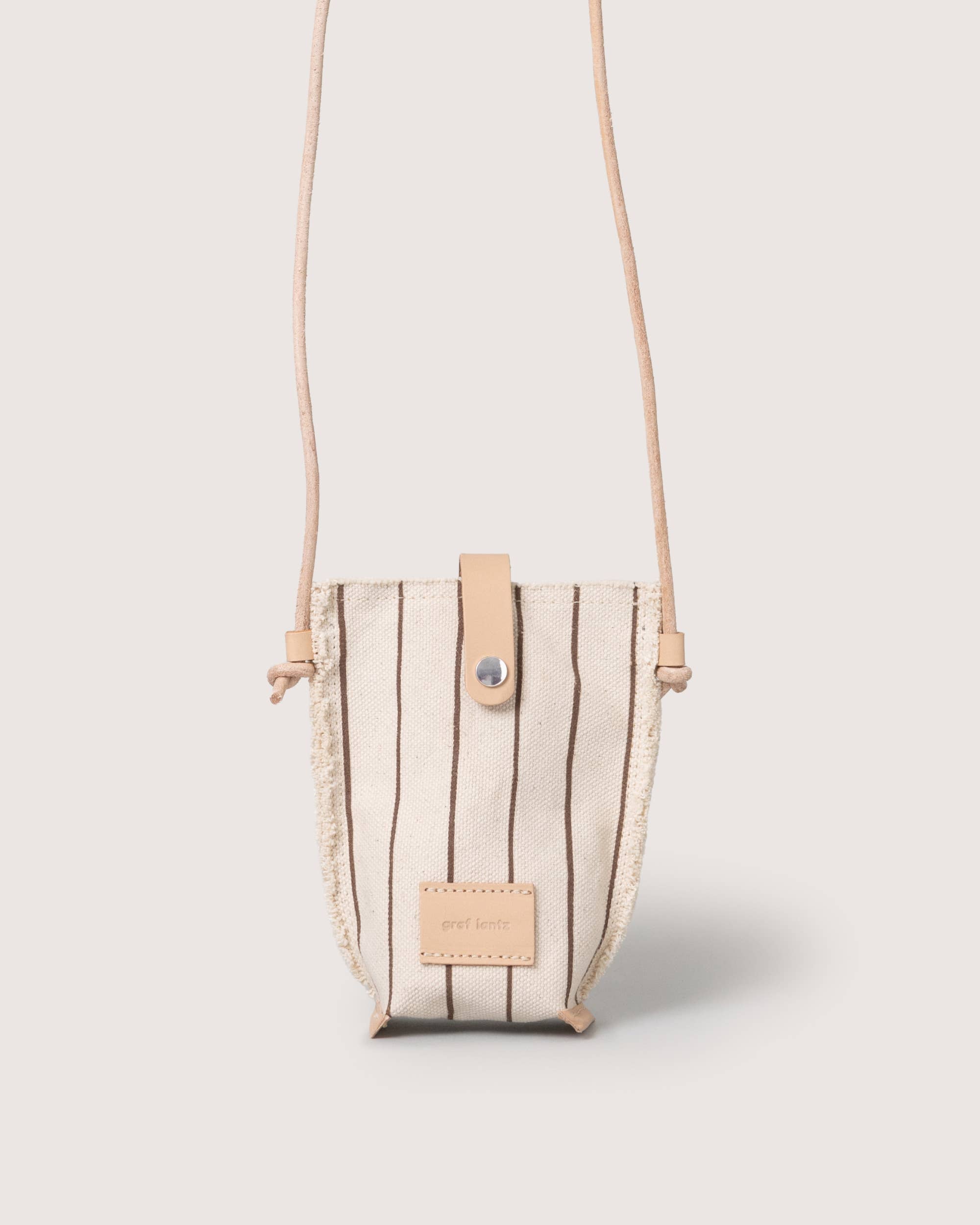 Hana Canvas Phone Crossbody - Seashell