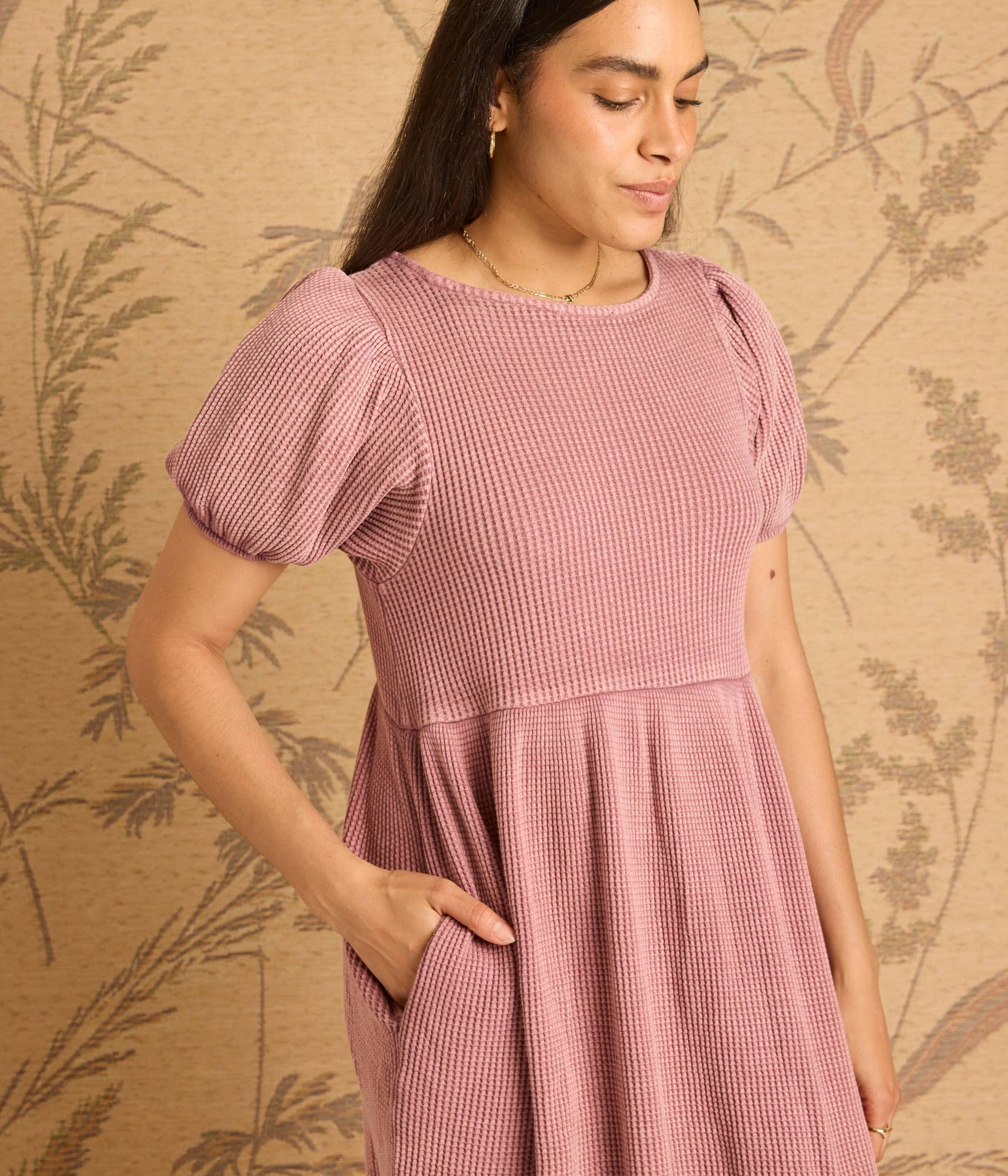 Ethel Waffle Knit Dress