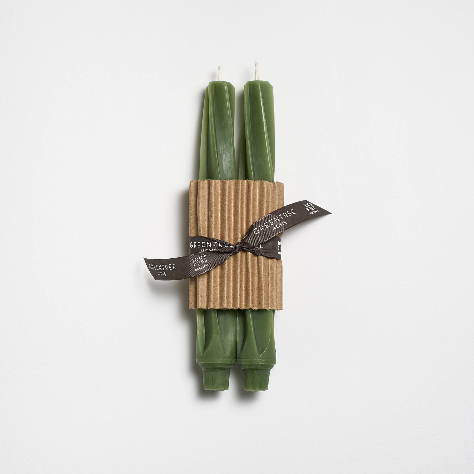 9" Twist Taper Handmade Beeswax Candles