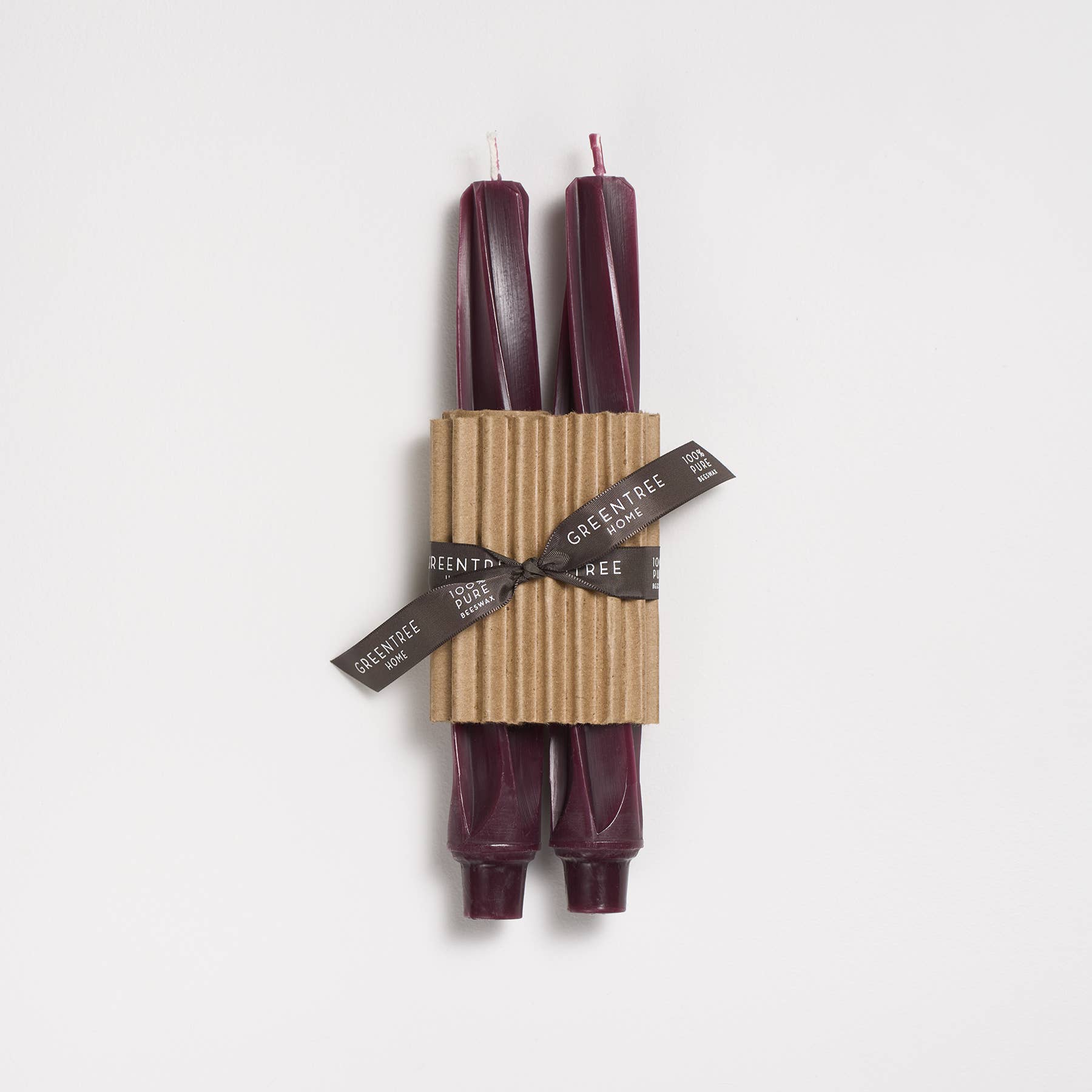 9" Twist Taper Handmade Beeswax Candles
