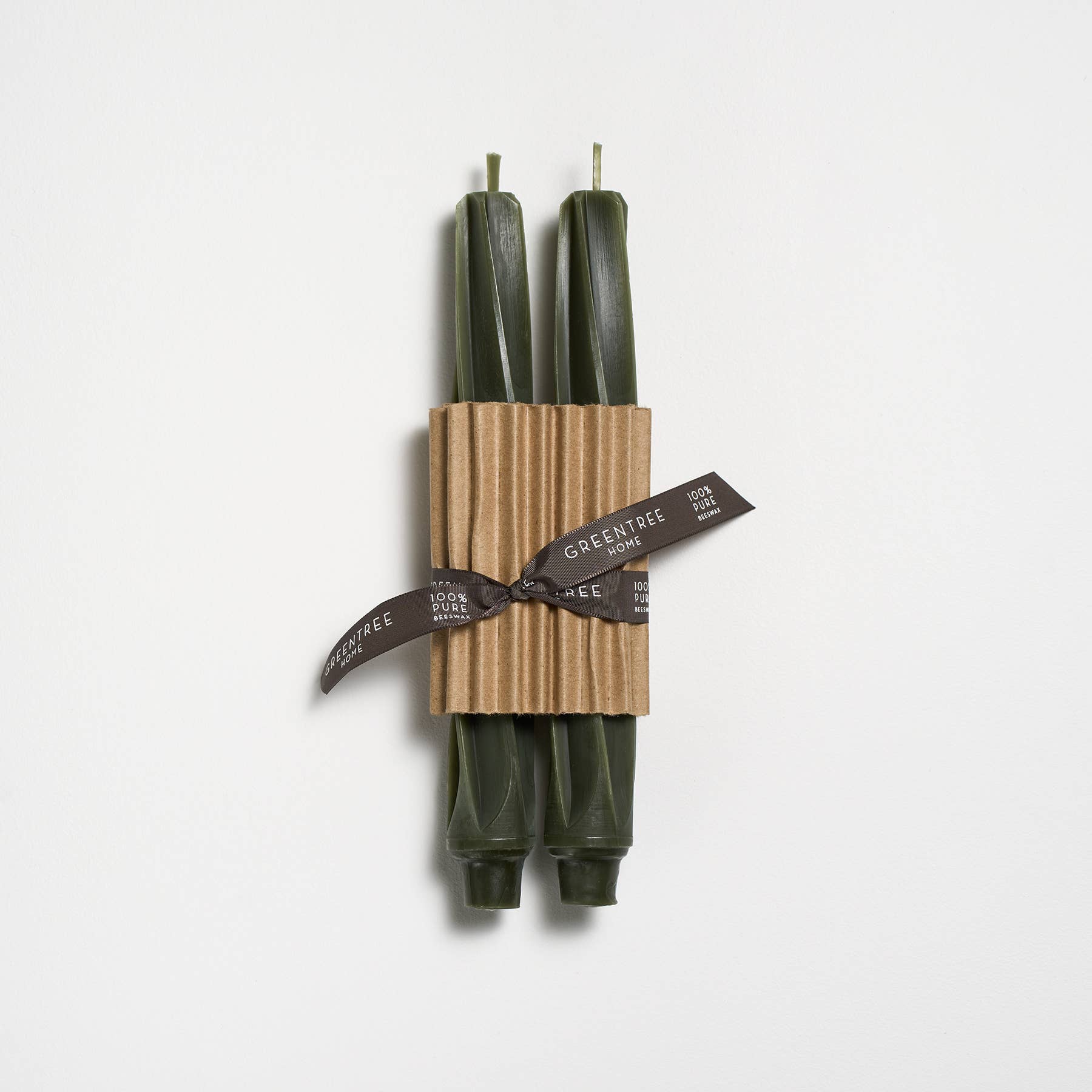 9" Twist Taper Handmade Beeswax Candles