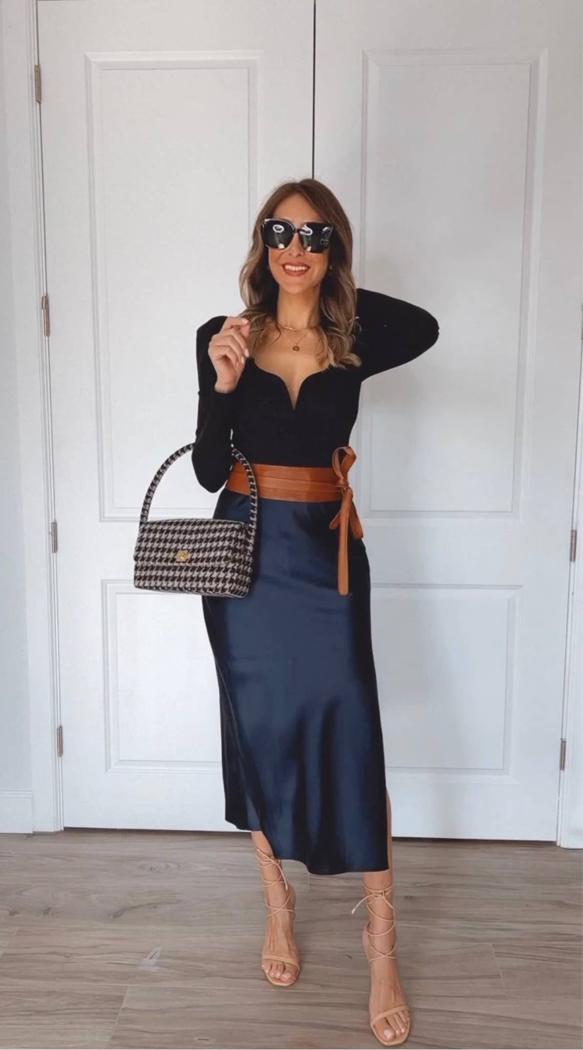 Wrap Belt - Toffee | Adjustable OS |  Boho Chic Leather