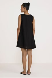 V Neck Mini Dress