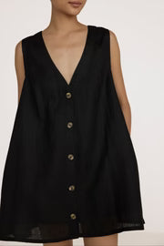 V Neck Mini Dress