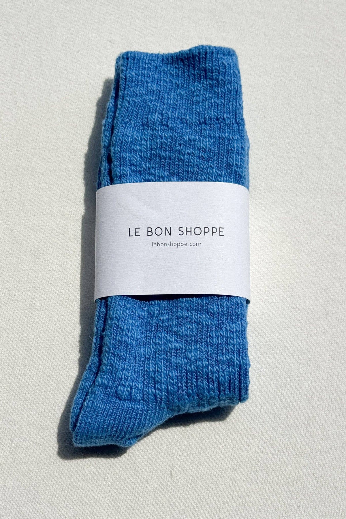 Le Bon Shoppe Cottage Socks in cozy knit, featuring a soft, colorful striped pattern perfect for comfortable casual wear.