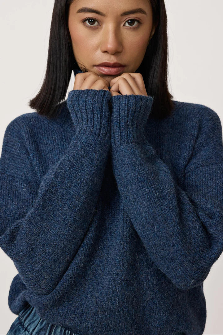 The Aegean Alpaca Mock Turtleneck