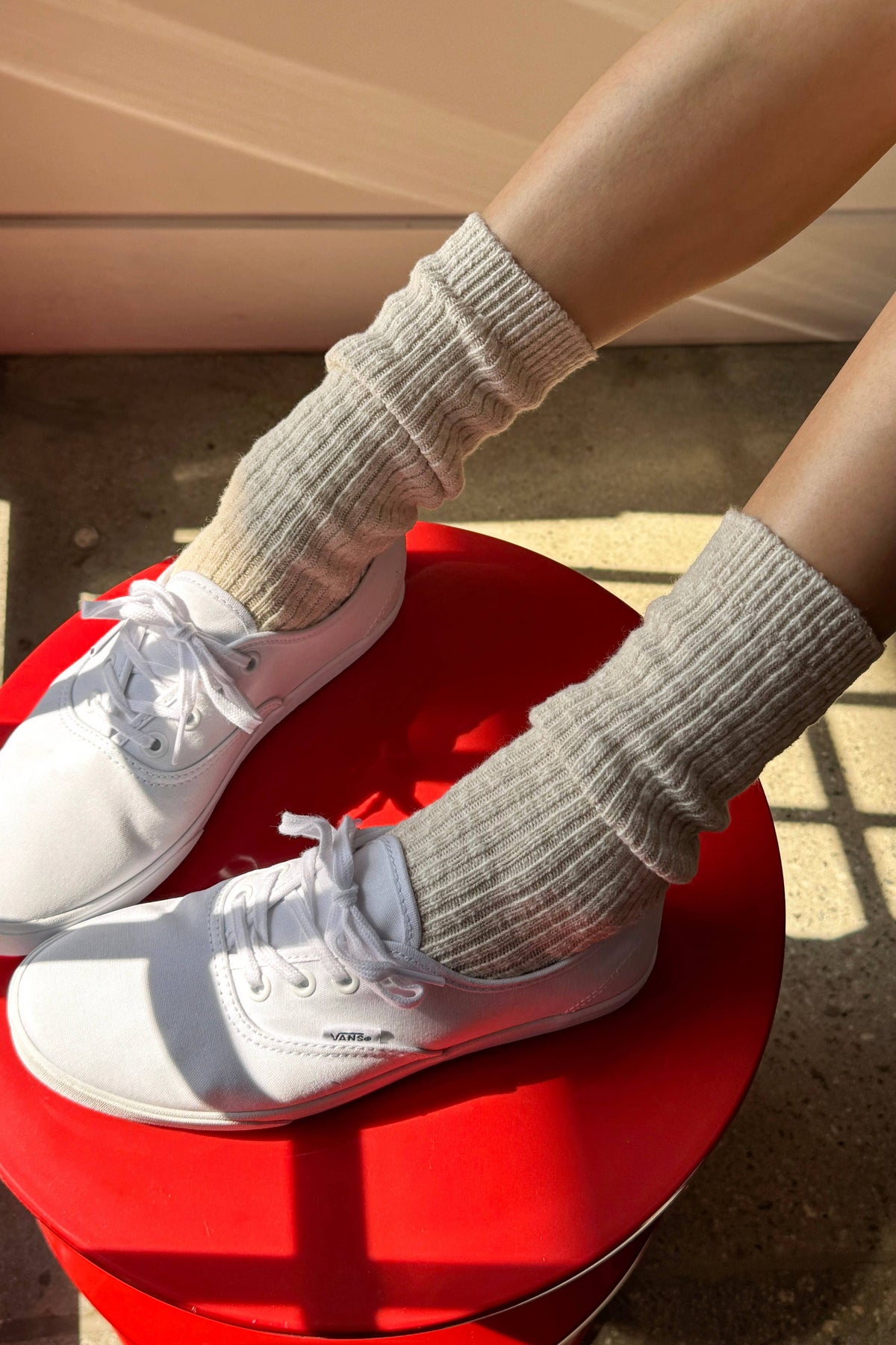Le Bon Shoppe Cottage Socks in cozy, knit fabric with a soft, textured pattern, perfect for comfortable everyday wear.
