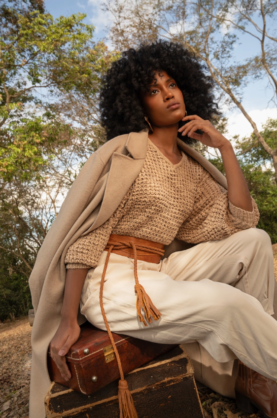 Suede leather Lucky Tassel Wrap Belt from ADA Collection Belts, featuring tassel accents and versatile wrap design.