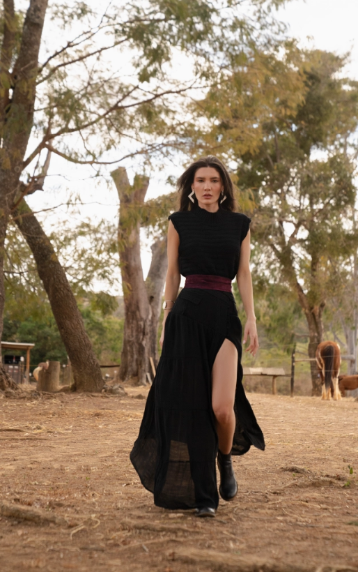 Berry suede wrap belt by ADA Collection Belts, one-size statement accessory with stylish design and adjustable fit.