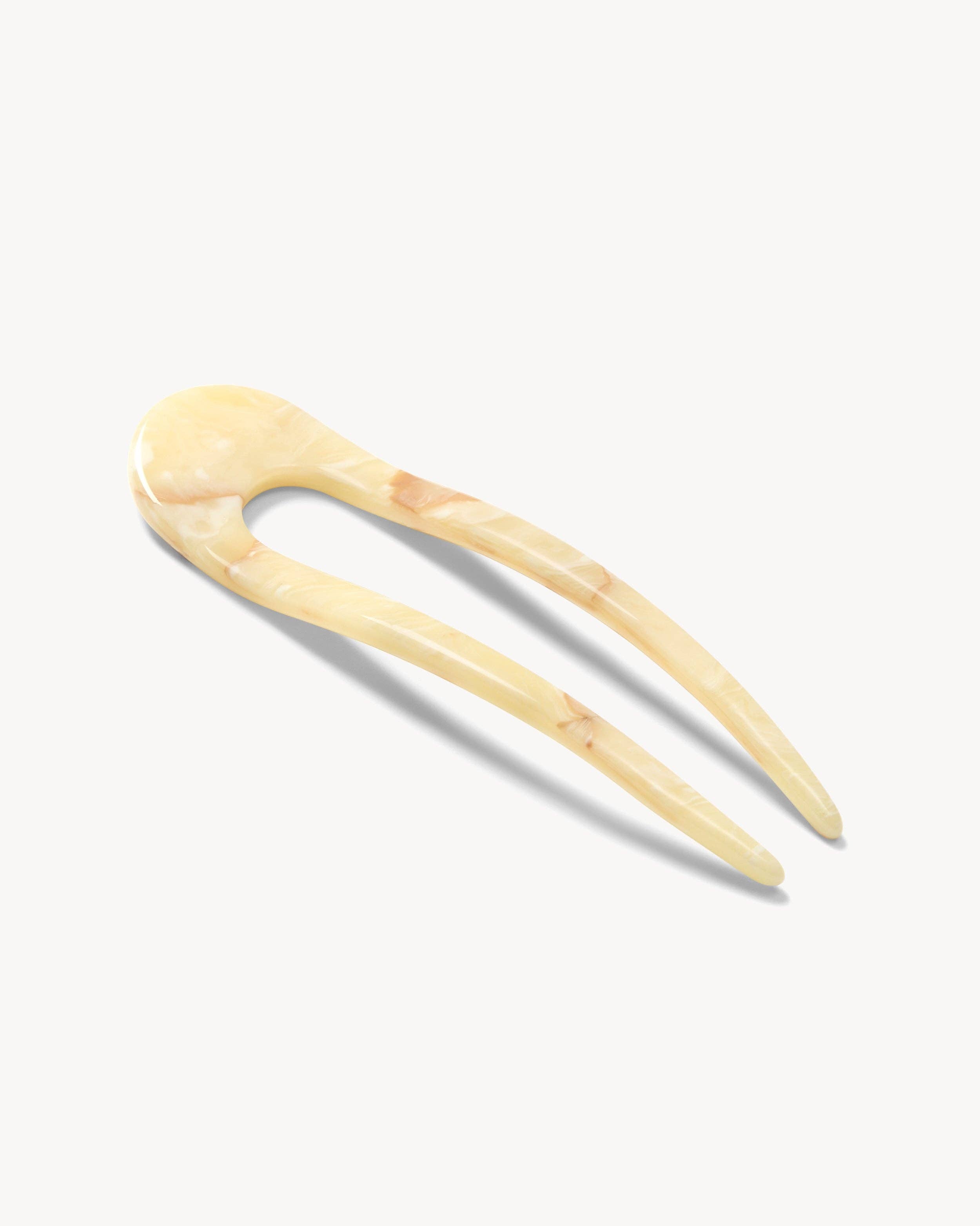 French Hair Pin in Crème