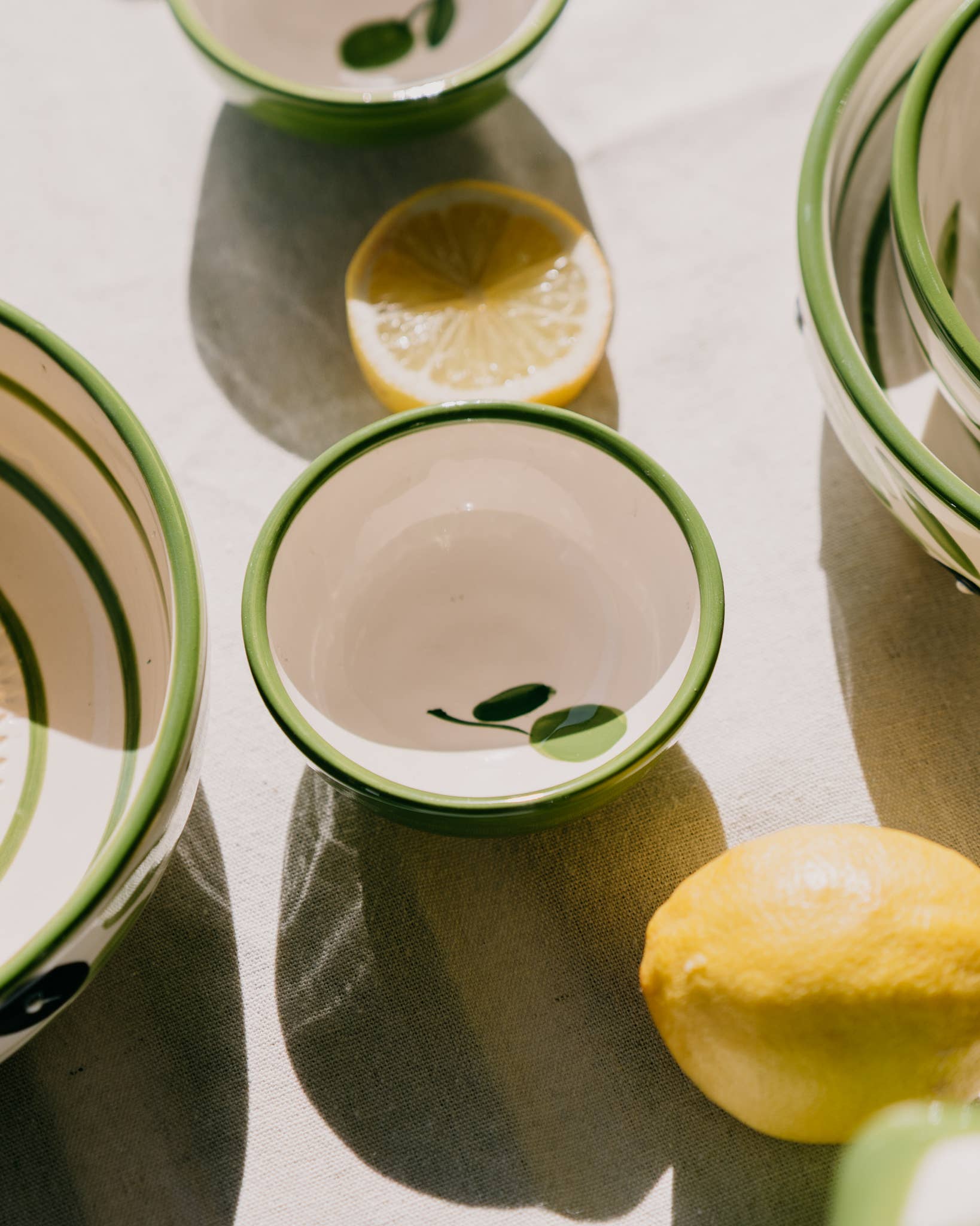 Artisanal Ceramic Mini Bowl - Perfect for Soy Sauce - Olive