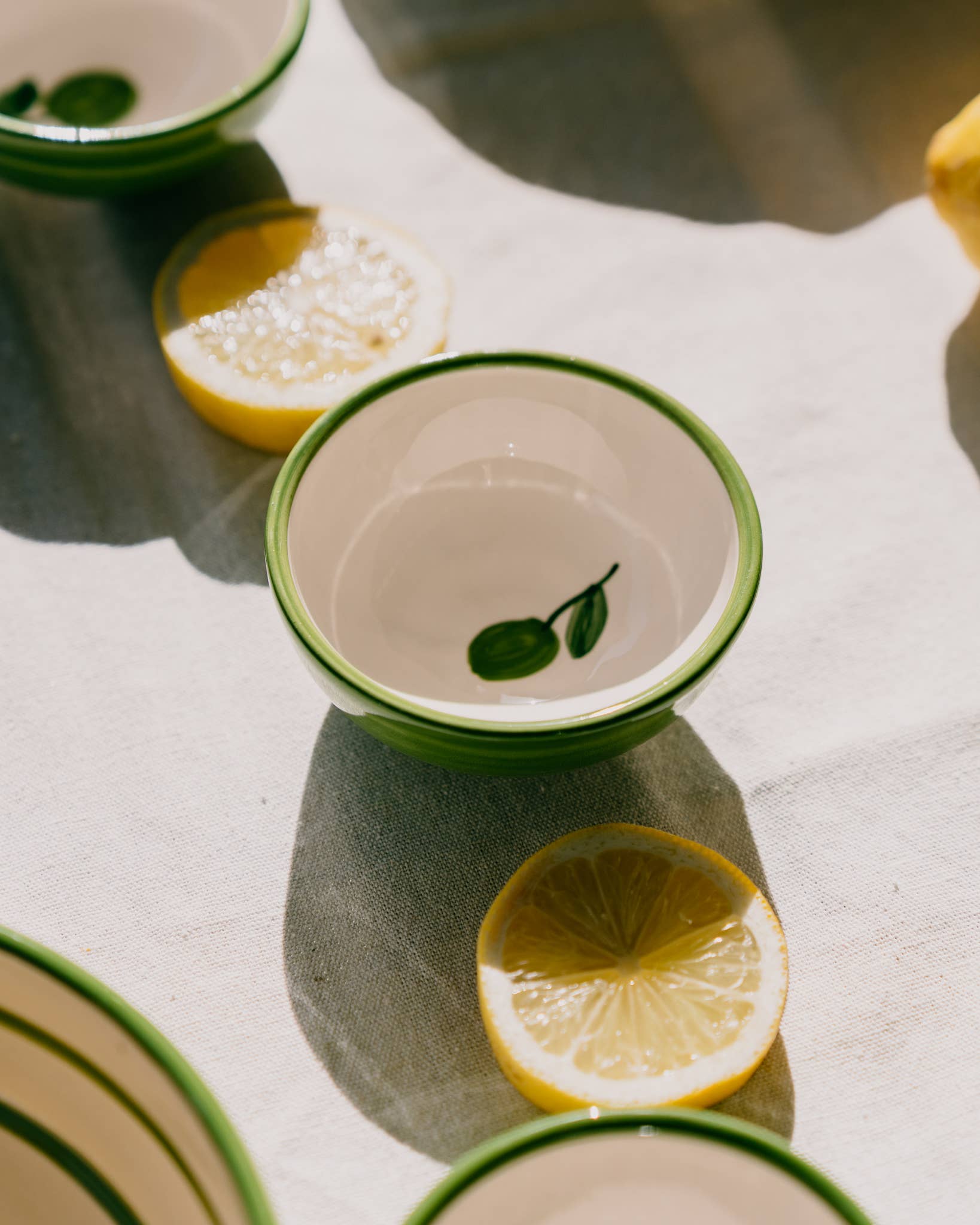 Artisanal Ceramic Mini Bowl - Perfect for Soy Sauce - Olive