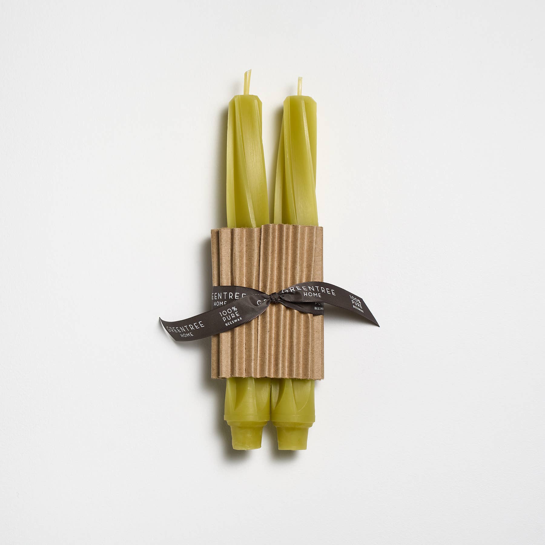 9" Twist Taper Handmade Beeswax Candles