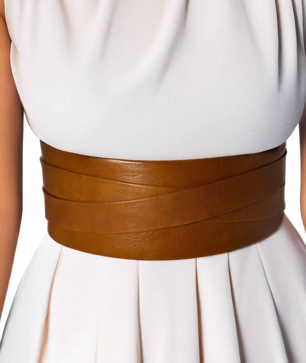 Wrap Belt - Toffee | Adjustable OS |  Boho Chic Leather