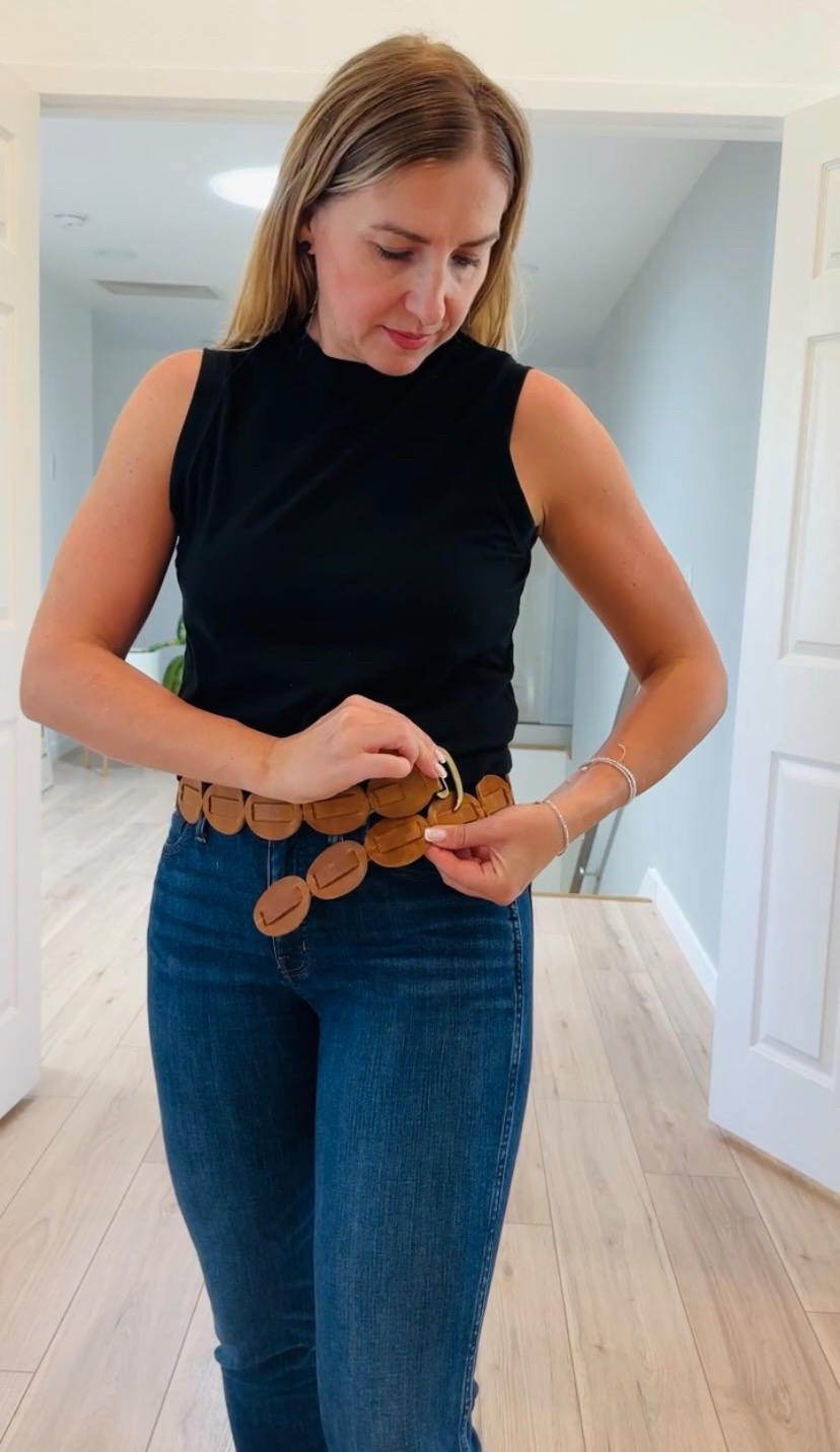 ADA Collection Belts Shishi Wrap Belt in Cognac with adjustable fit, stylish design, and best-selling quality.