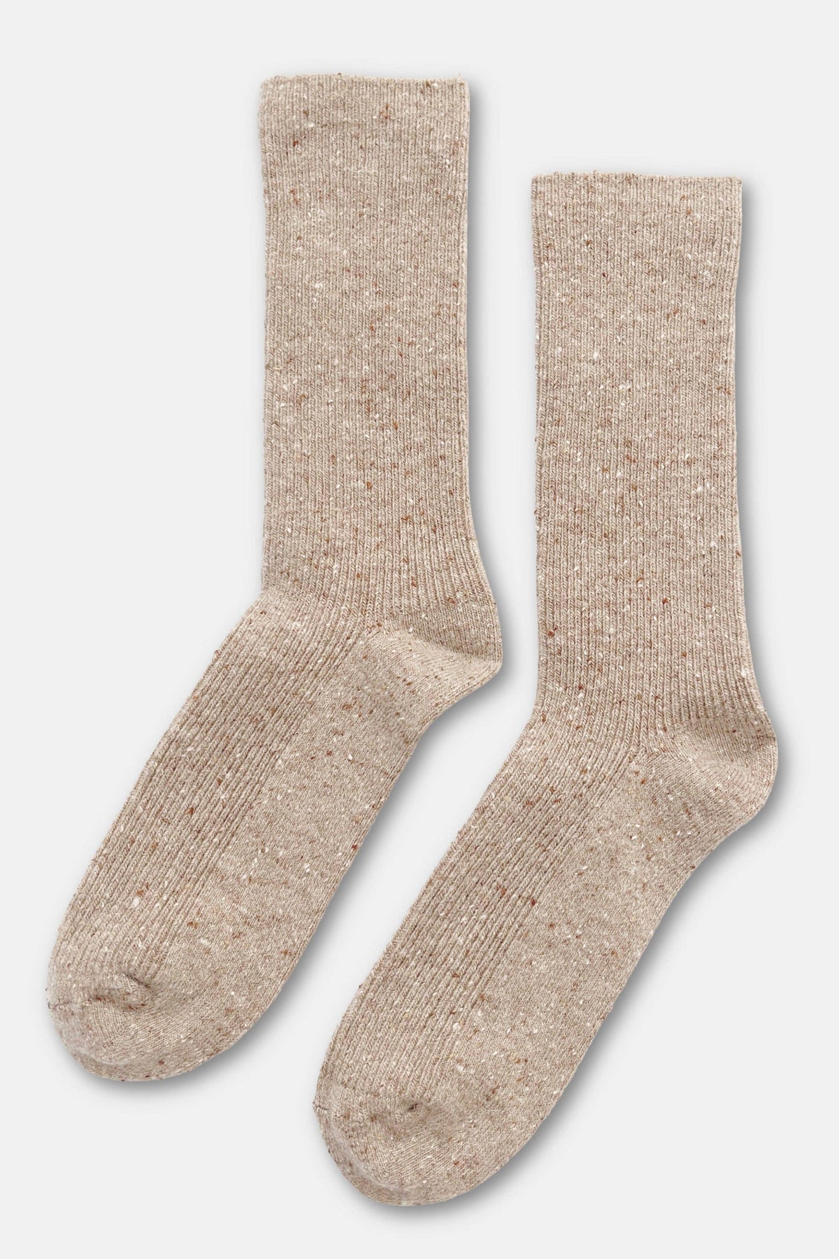 Le Bon Shoppe snow socks in cozy knit, featuring a striped pattern and ribbed cuffs, designed for warmth and winter style.
