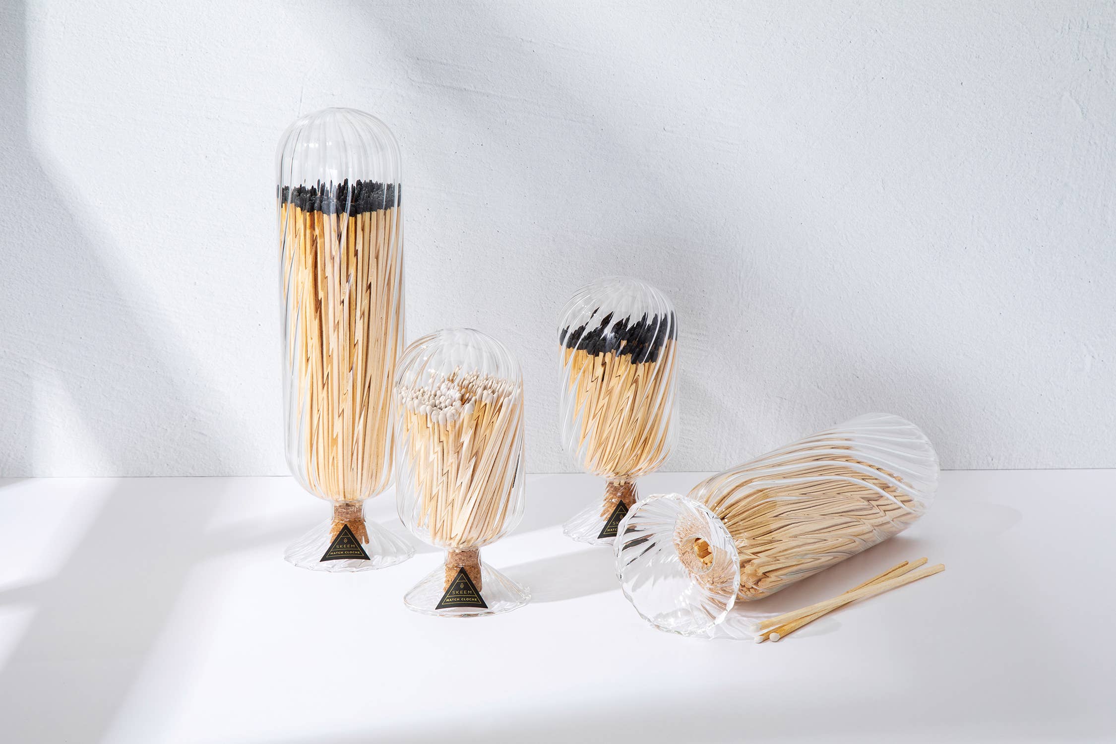 Helix Match Cloche, Black-tip Matches