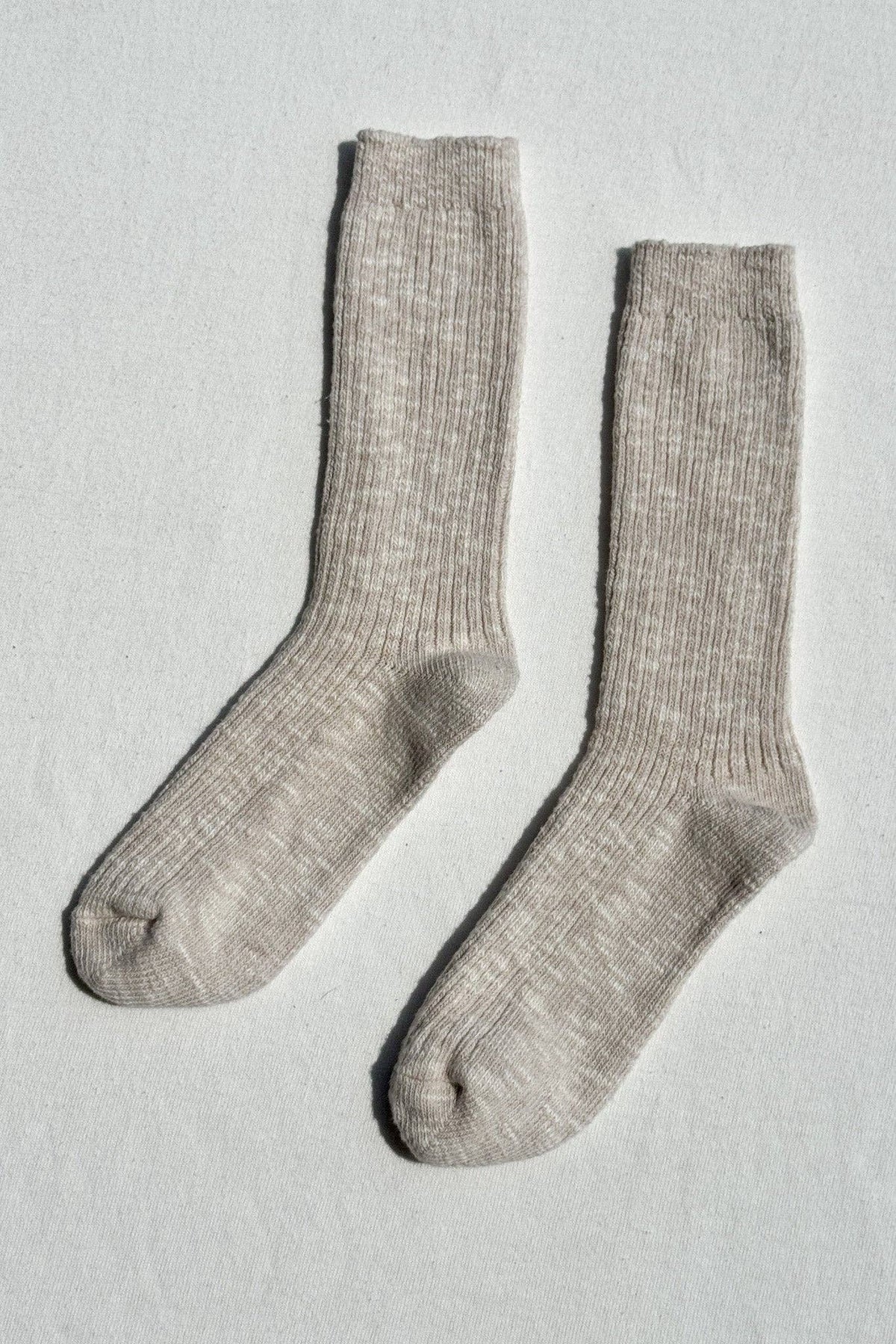 Le Bon Shoppe Cottage Socks in cozy, colorful knit, featuring a ribbed cuff and playful pattern, perfect for comfortable wear