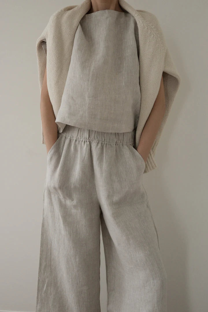 Everyday Pant - Natural Linen