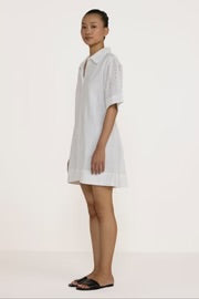 Classic Shirt Dress - Ivory Lace