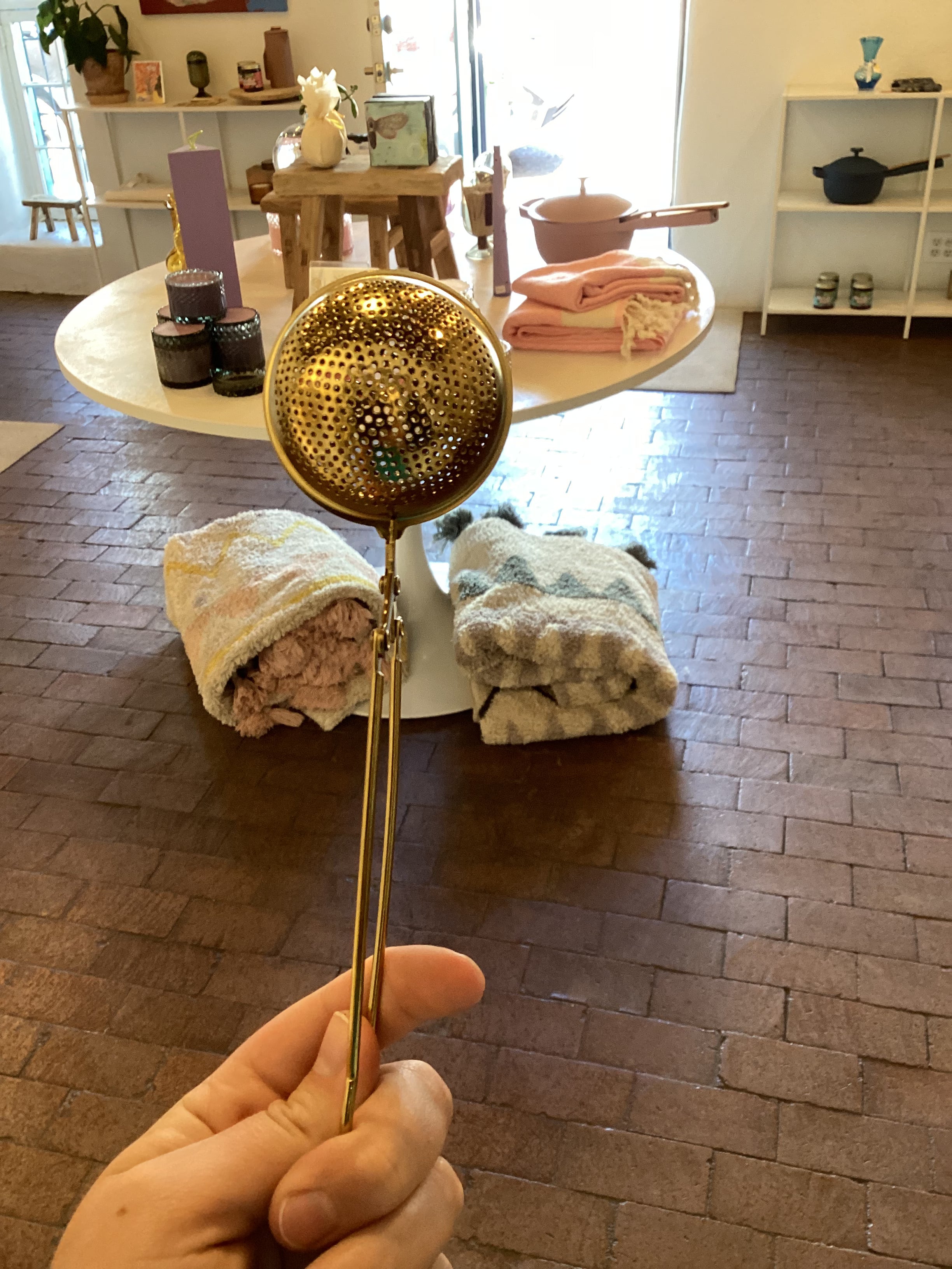 Gold Tea Strainer Infuser