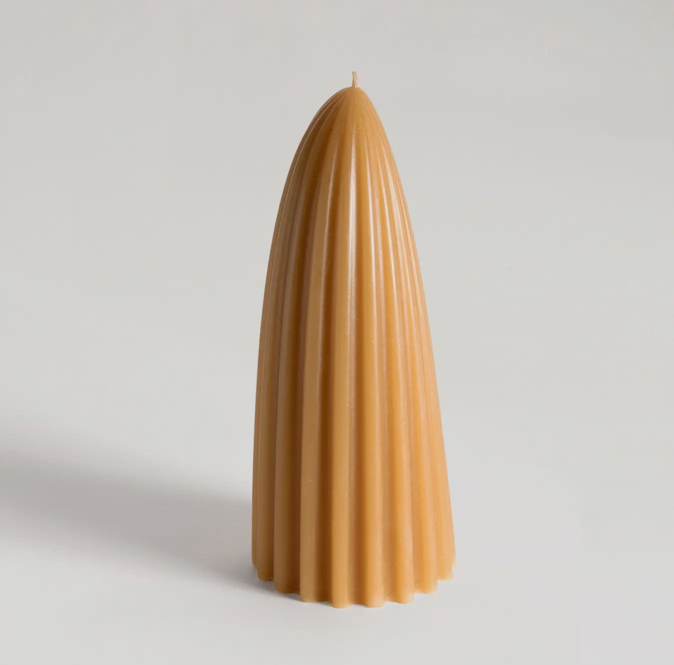Tusk beeswax candle