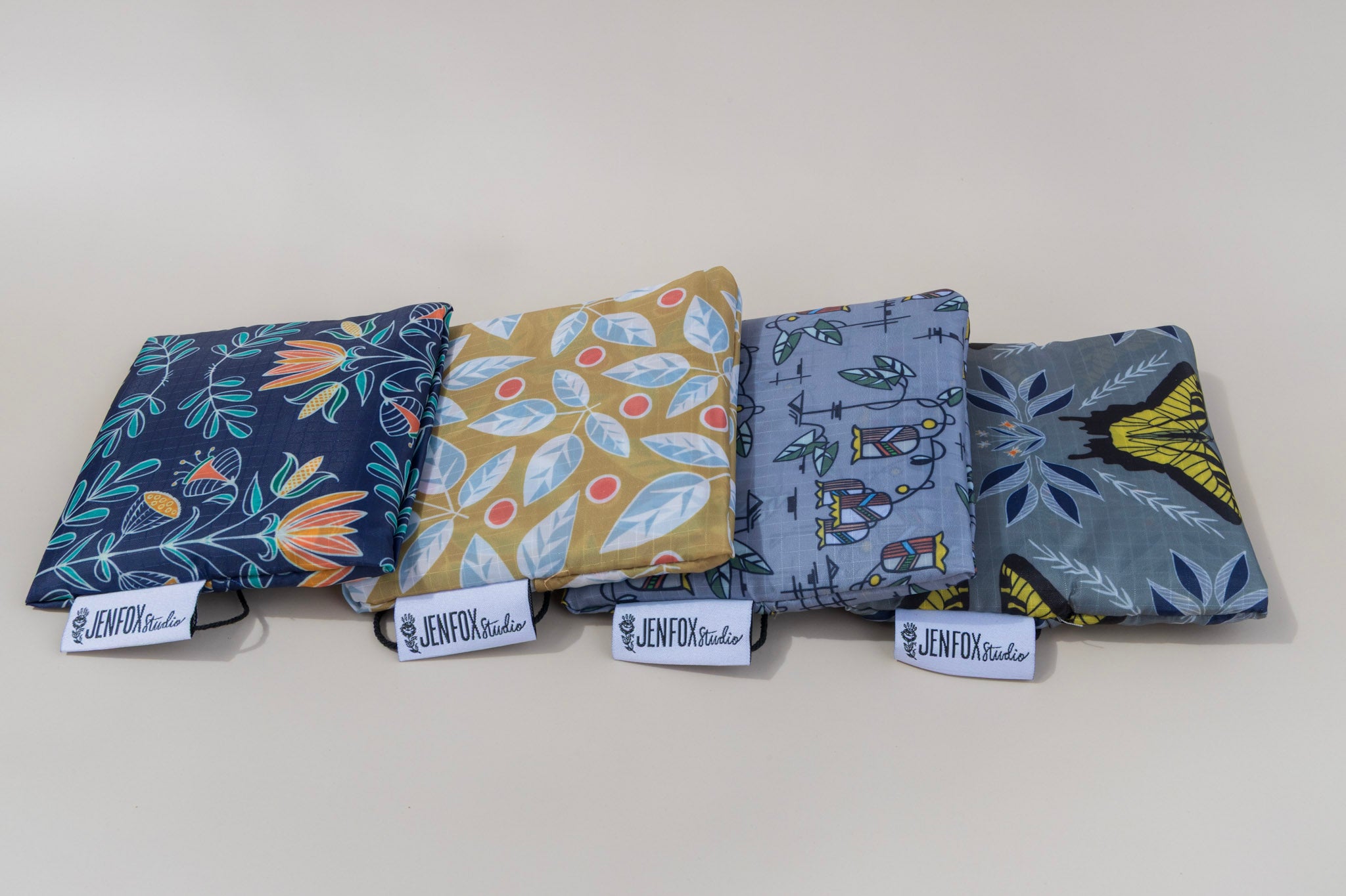 Jen Fox Tote Bags