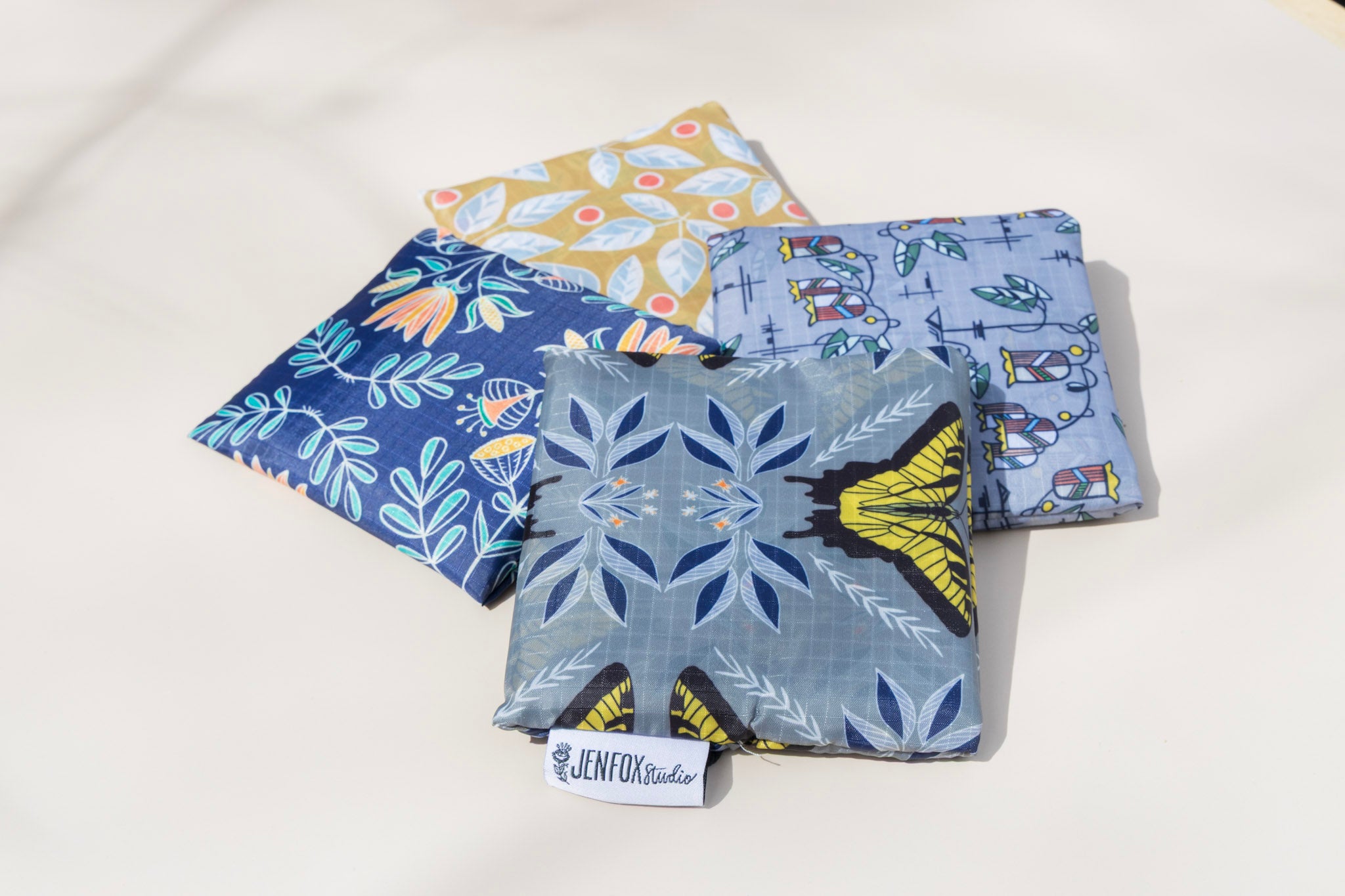 Jen Fox Tote Bags