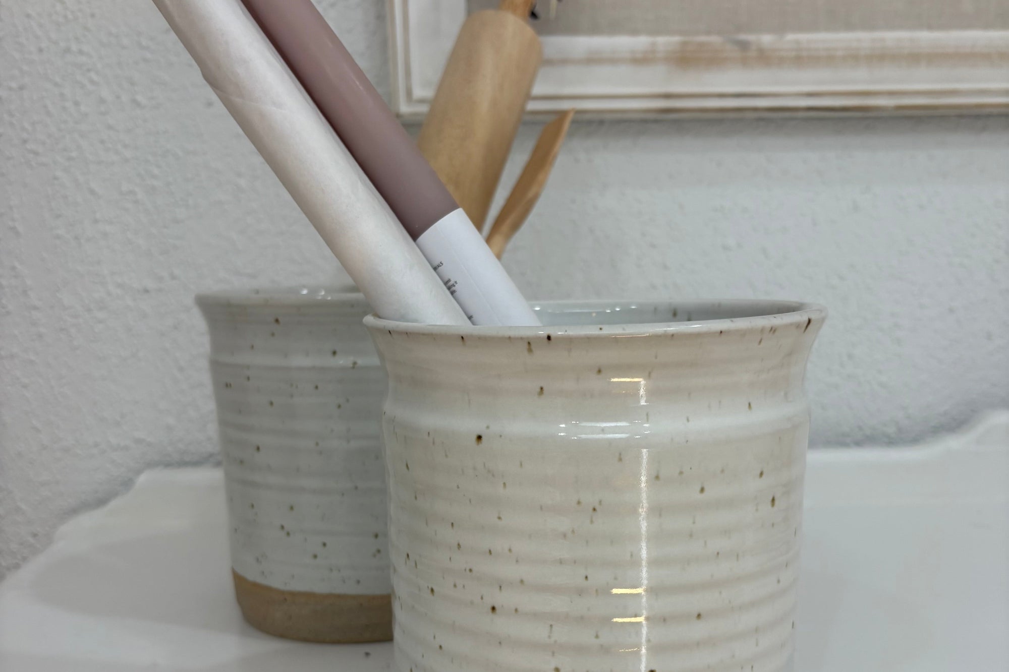 Sage Valley Utensil Holder