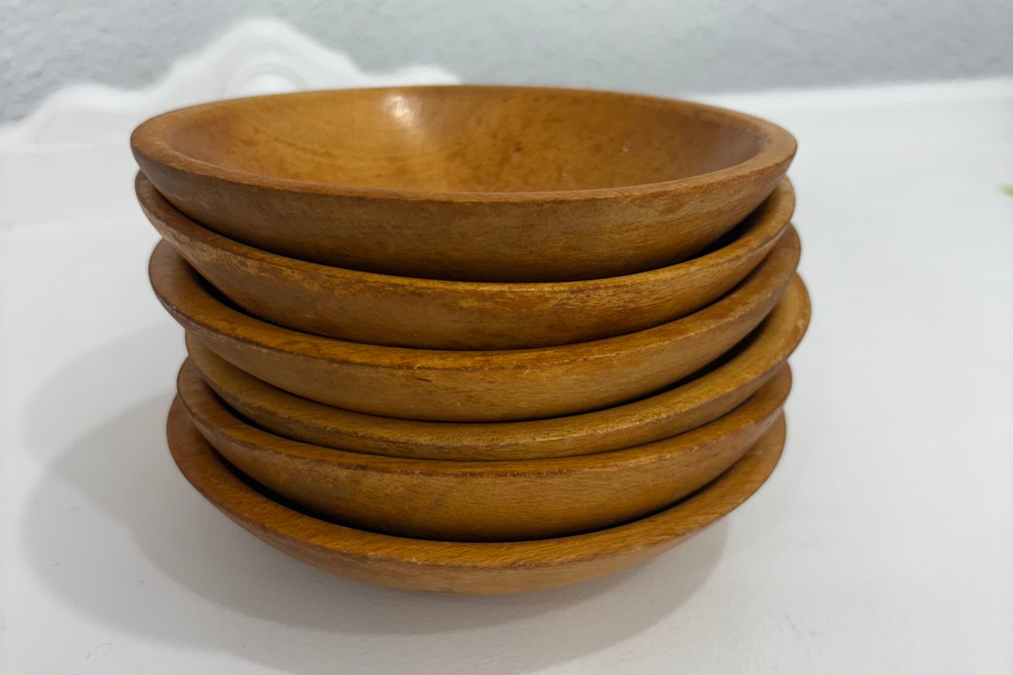 Set of wooden bowls