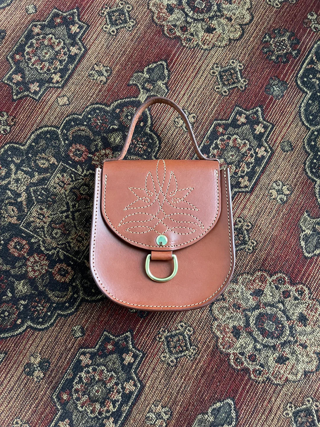 The Ellis Mini Western in Cognac