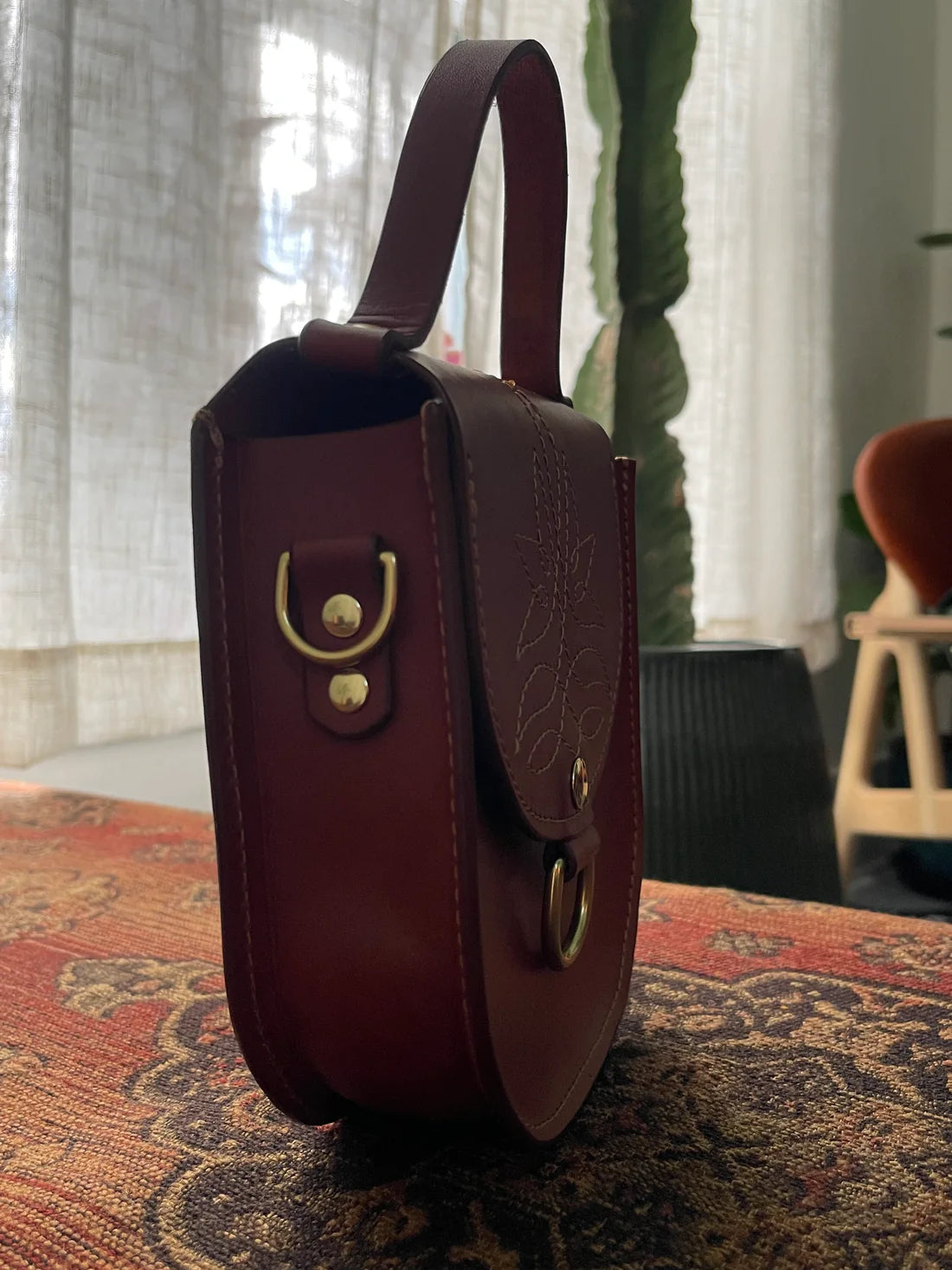 The Ellis Mini Western in Cognac
